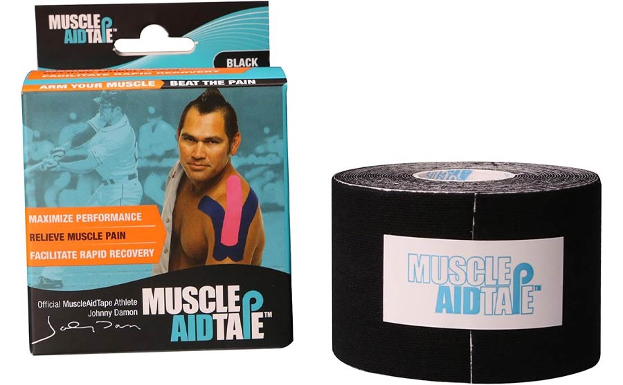 Muscle Aid Kinesiology Tape (Black)